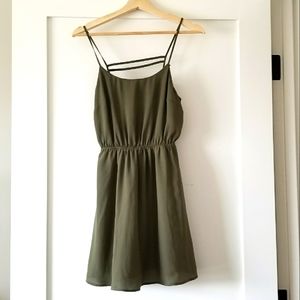Princess Vera Wang Olive Green Dress